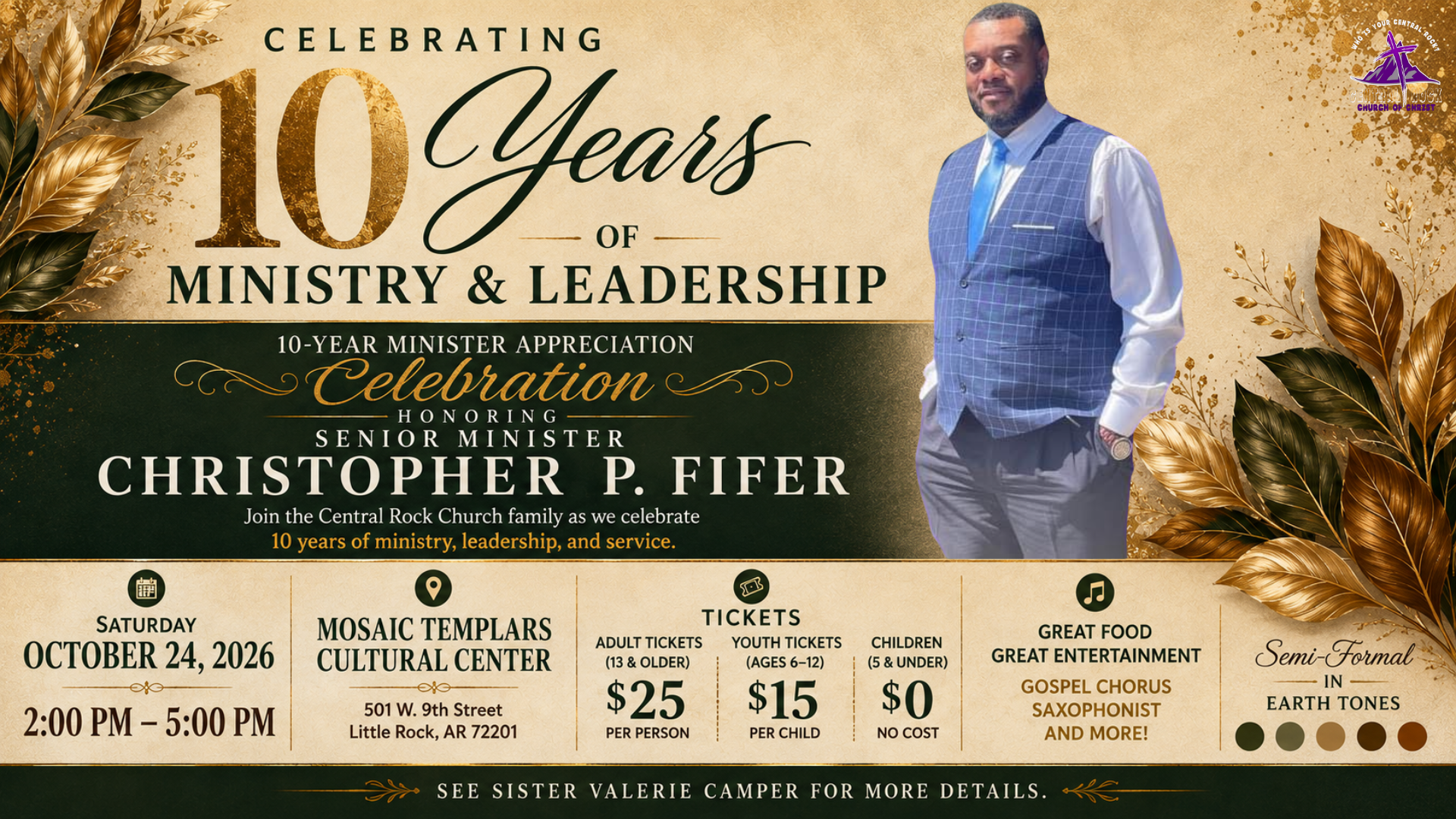 10-Year Minister Appreciation Celebration